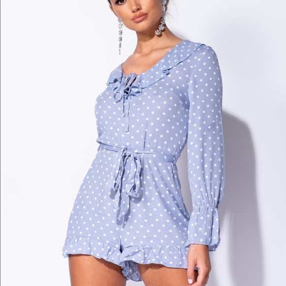 Dots & Ruffles Romper - Picture 4 of 8